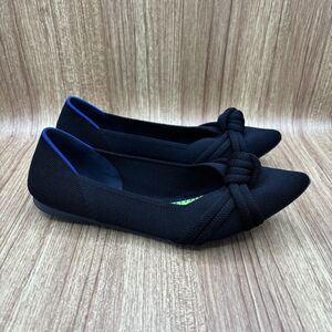 Rothy’s The Knot Point II Flat Women's Size 9 Black Casual Rothys No Insoles